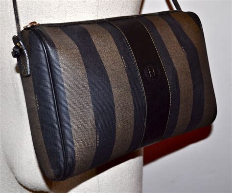 fendi striped purse vintage|authentic vintage fendi handbags.